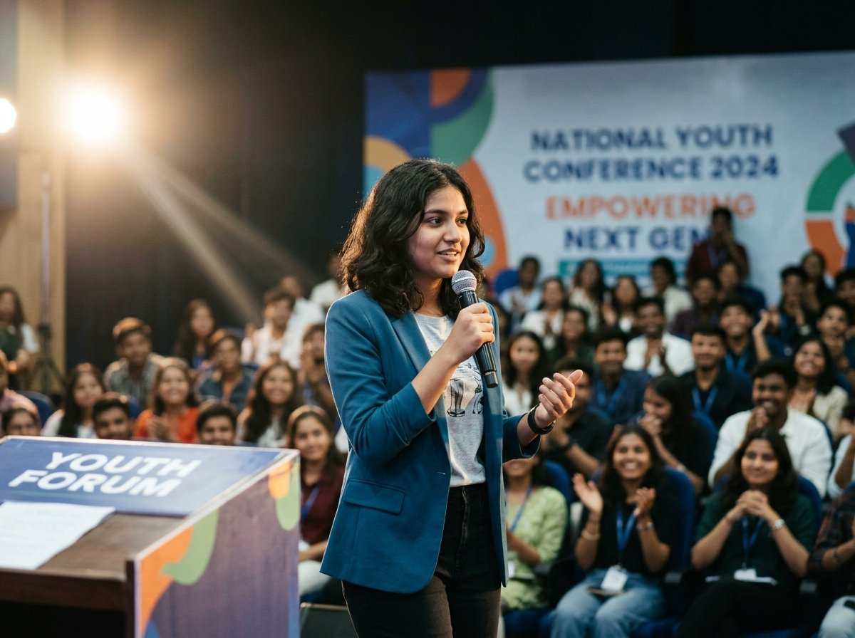 Public Speaking Stage at Youth 360